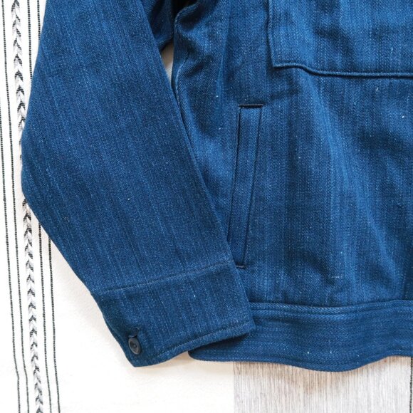 Patagonia Organic Cotton Station Jacket Indigo Blue | Medium - Picture 4 of 8